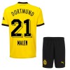 Officiële Voetbalshirt + Korte Broek Borussia Dortmund Malen 21 Thuis 2023-24 - Kids